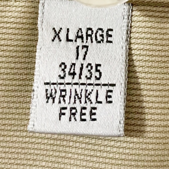 Geoffrey Beene Button Front Point Collar Dress Shirt Button Cuffs Shirt Tail Hem - Picture 8 of 9